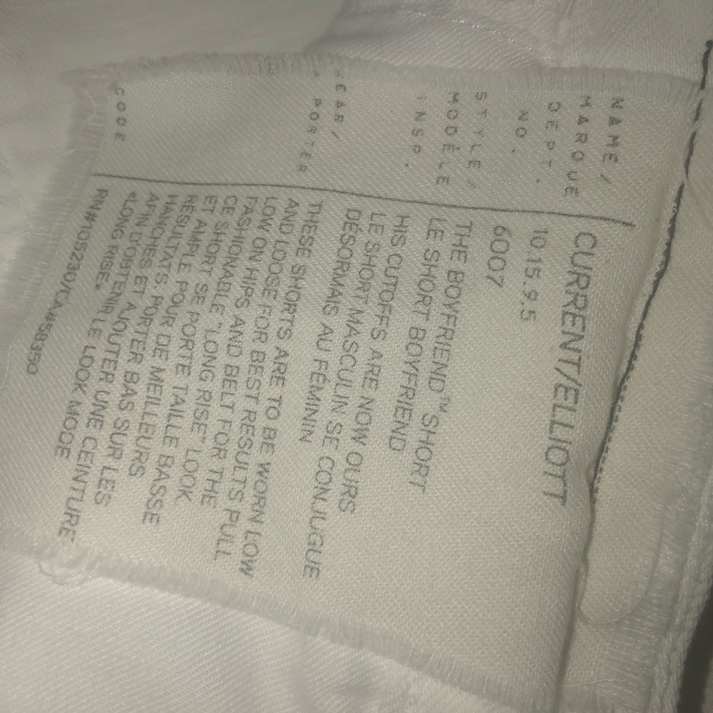 Current Elliot Cut-Off shorts - Picture 4 of 5